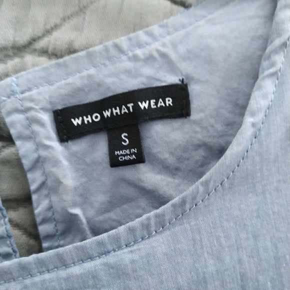 Who What Wear bell sleeve mini shift dress - Picture 5 of 7